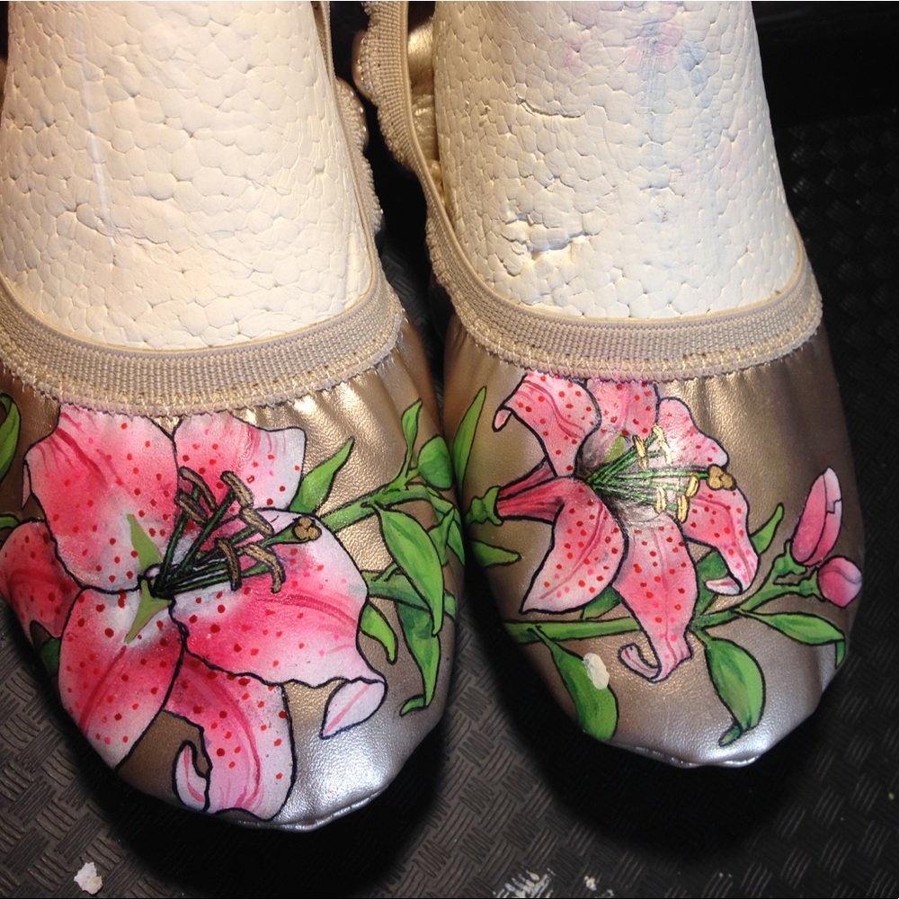 Hand Painted Ballet Flats